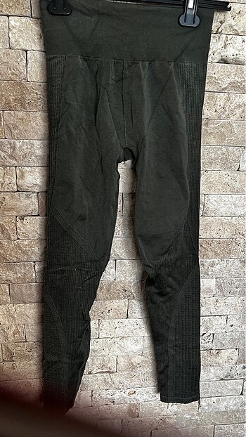 xs Beden haki Renk H&M XS Tayt. Orijinal