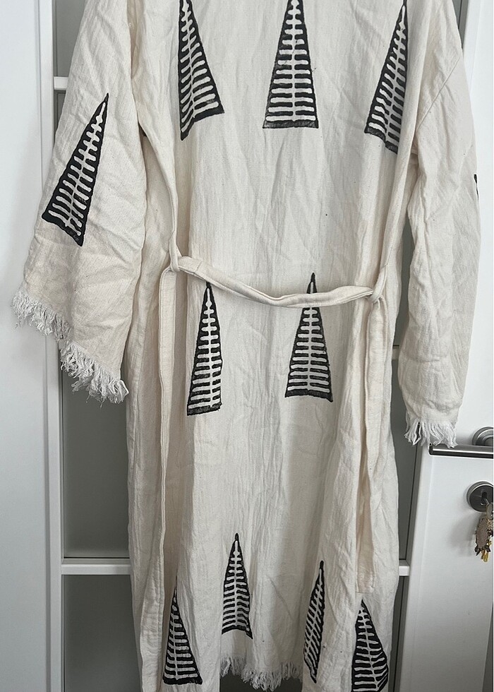 Müslin Bornoz ,M Sabahlık. Sıfır . - Görsel 3