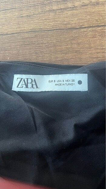 Zara Zara İnce Askılı Saten Elbise. S