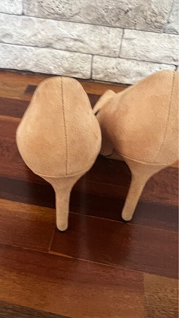 41 Beden Zara Stiletto, Nubuk Ayakkabı.41
