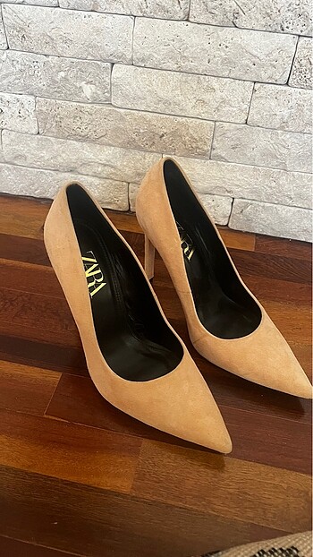 Zara Stiletto, Nubuk Ayakkabı.41
