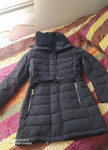 Mango Kaz Tüyü 38 Beden şisme mont 