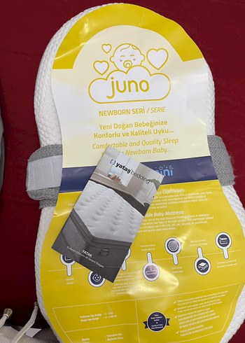 Yataş Yatas Juno Mini Yeni Doğan Yastığı Sarı