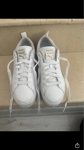 39 Beden beyaz Renk Puma orijinal spor ayakkabı