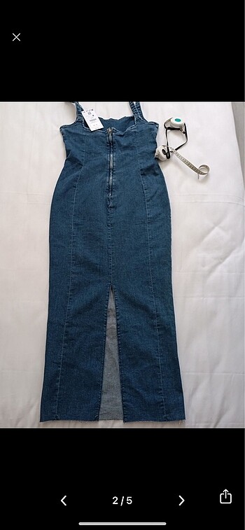 l Beden Bershka denim elbise