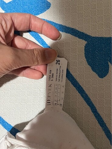 Beyaz dizleri yırtık pantolon - Görsel 6