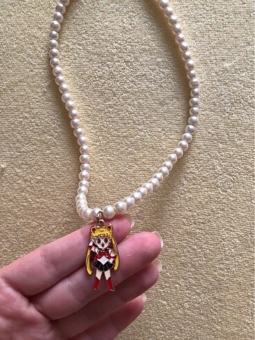 Sailor moon inci kolye