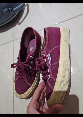 36 Beden Superga Bordo Kadın Sneakers