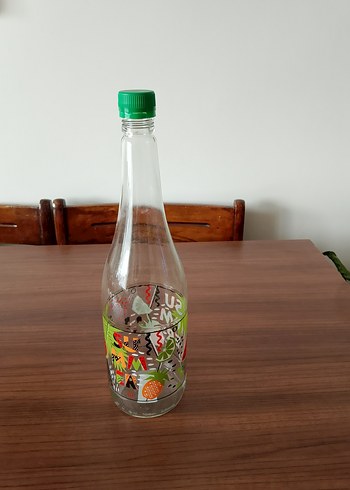 Renkli Desenli 1 lt. Cam sise