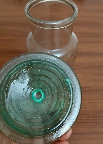 Beden vintage Yeşil el yapımı kavanoz