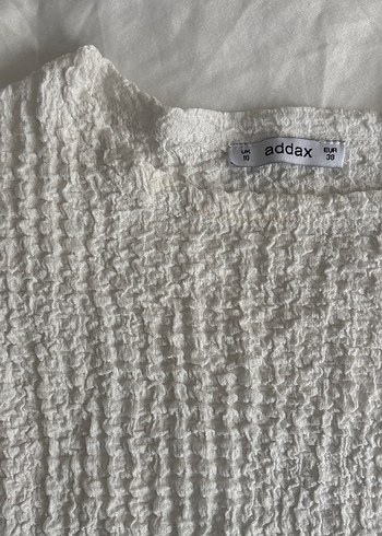 Addax Beyaz Dokulu Kadin Bluz