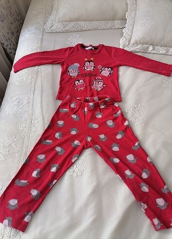 4-5 yaş kız çocuk pijama takım