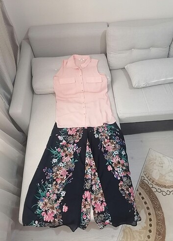 38 beden pantolon Etek bluz ikili takım 