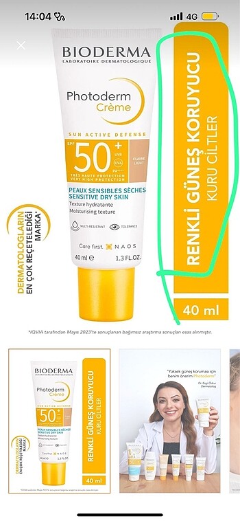 Bioderma Güneş kremi