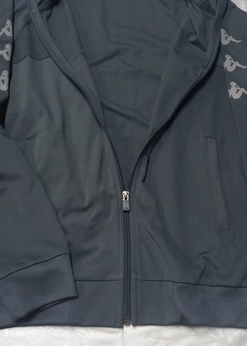 Kappa Gri Fermuarlı Bayan Sweatshirt - Görsel 2