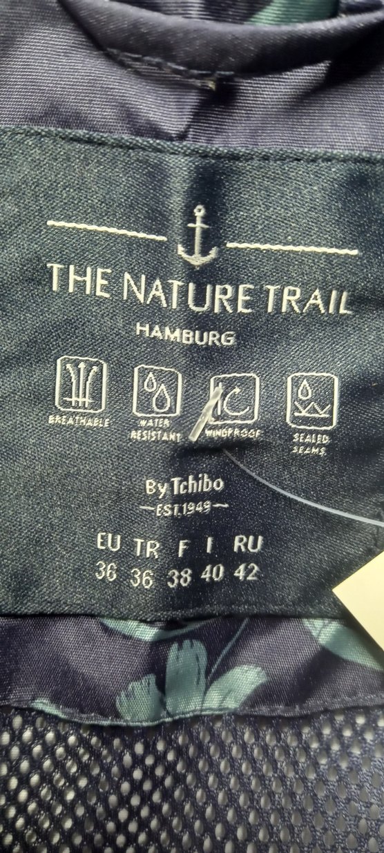 Mor Çiçek Desenli Uzun Kadın Ceket - Görsel 4