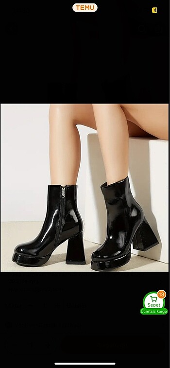 Temu Topuklu Bot - Görsel 4