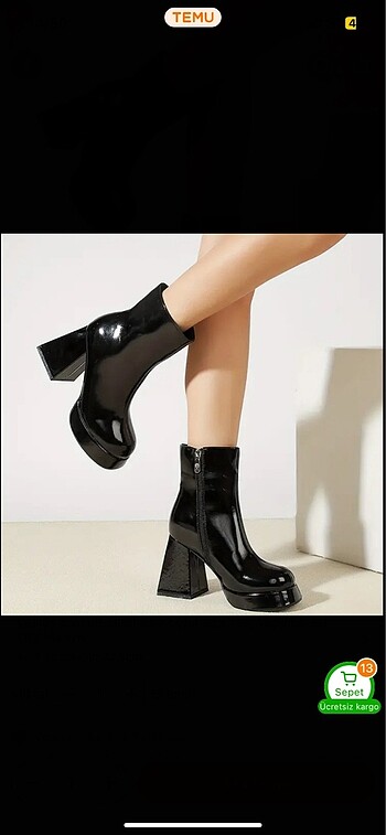 Temu Topuklu Bot - Görsel 5