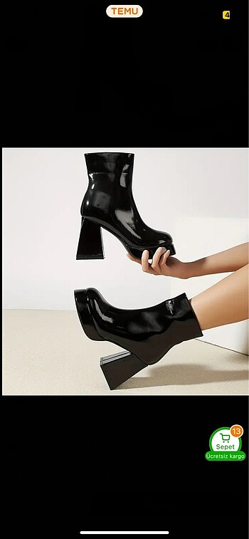Temu Topuklu Bot - Görsel 6