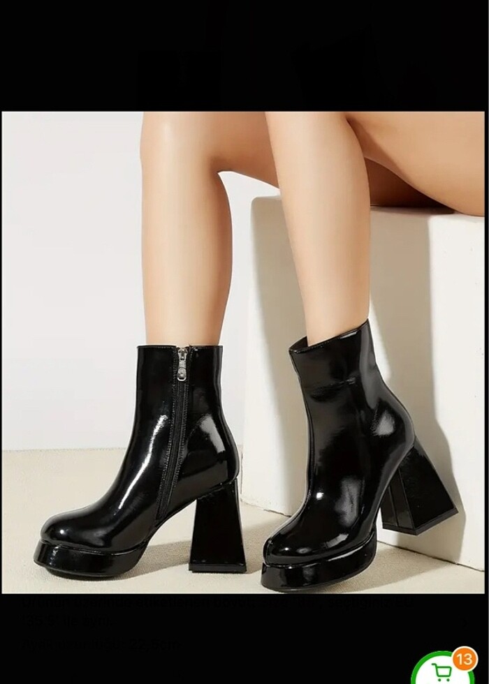 Temu Topuklu Bot - Görsel 4