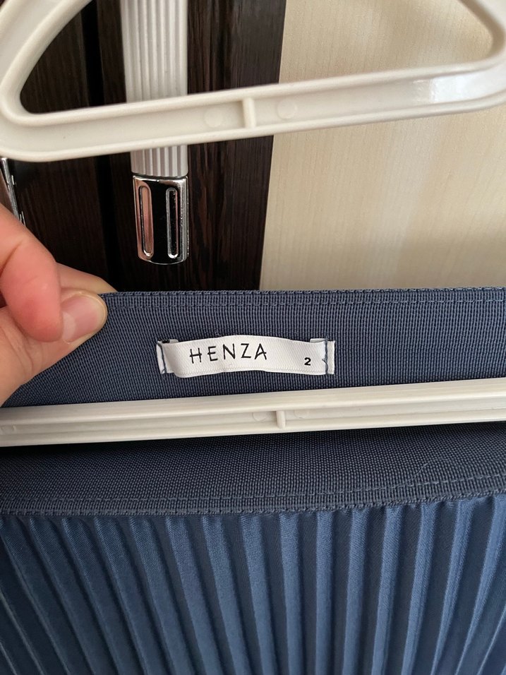 Mavi Pilili Midi Etek - Görsel 3