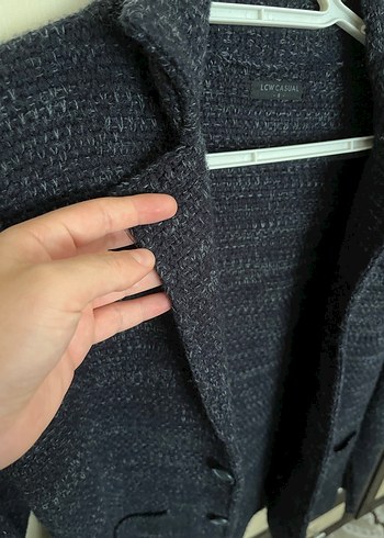 Lacivert  Triko erkek Hırka - Görsel 2