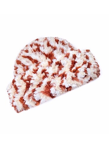 Kabarık Tüylü Peluş Şapka