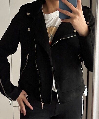 LC Waikiki Süet Biker ceket