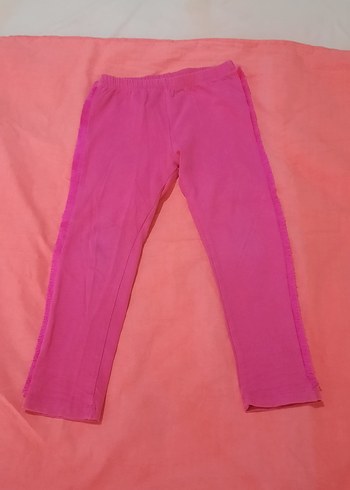 Kız Çocuk Pembe Dar Kesim Tayt