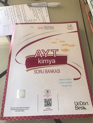 345 ayt kimya soru bankası