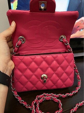  Beden pembe Renk Chanel çanta