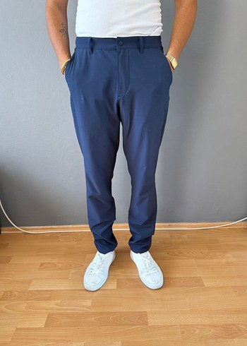 Lacoste Sik Lacivert Duz Pantolon