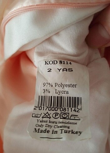 18-24 Ay Beden Civil marka abiye cici elbise