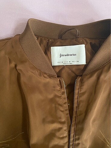 m Beden kahverengi Renk Stradivarius crop kahverengi mont