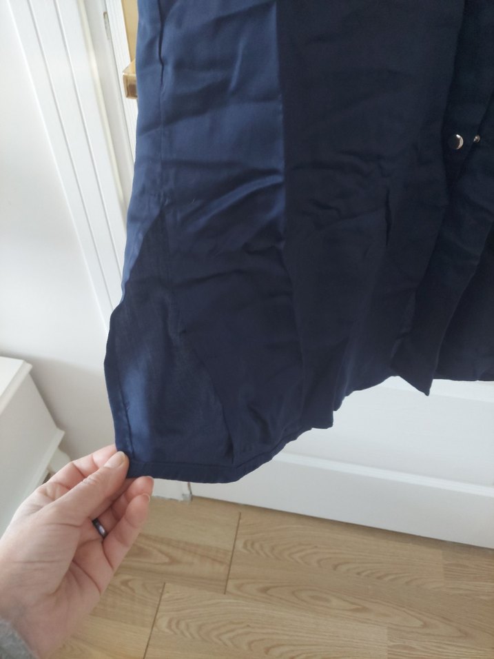 Lacivert Uzun Kadın tunik - Görsel 3