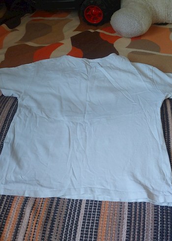 7 Yaş Beden Baskılı Beyaz Kız Çocuk Tişörtü