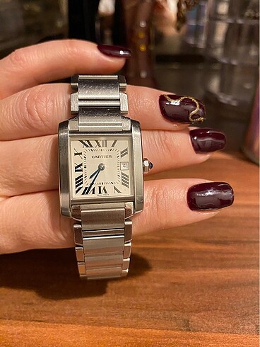 Cartier Cartier tank model orjinal çelik saat