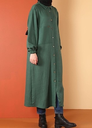 yeşil tunik