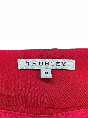 38 Beden kırmızı Renk Thurley Kumaş Pantolon %70 İndirimli.
