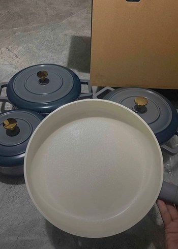 Emsan Blue Royal Tencere Seti - Görsel 5