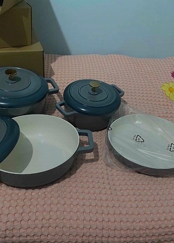 Emsan Blue Royal Tencere Seti - Görsel 2