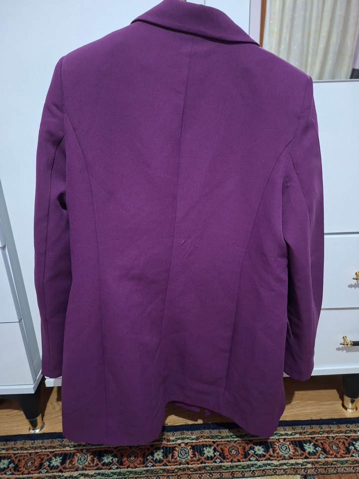 Mor Kadın Blazer Ceket - Görsel 3