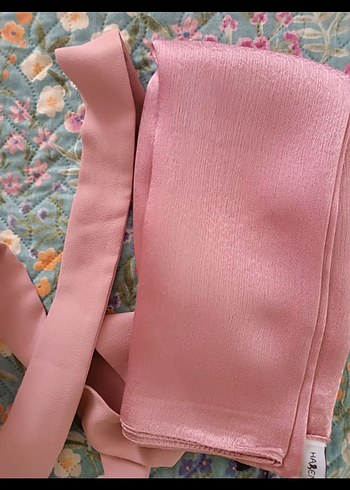 Pembe Tesettür Elbise - Görsel 4