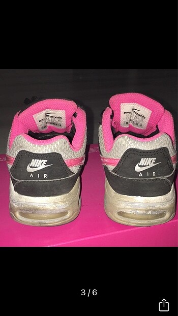 24 Beden Nike AırMax kız çocuk ayakkabı