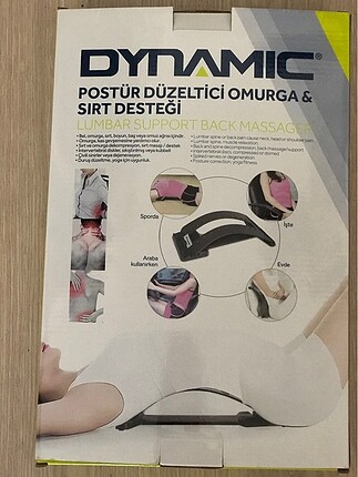 Dynamic postür düzeltici omurga sırt desteği