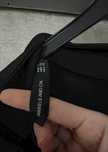 Siyah Uzun Kollu Kadın Tulum - Görsel 2