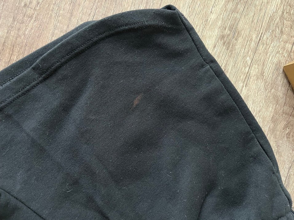 Kadın Siyah Pamuklu Rahat Mini Şort - Görsel 2