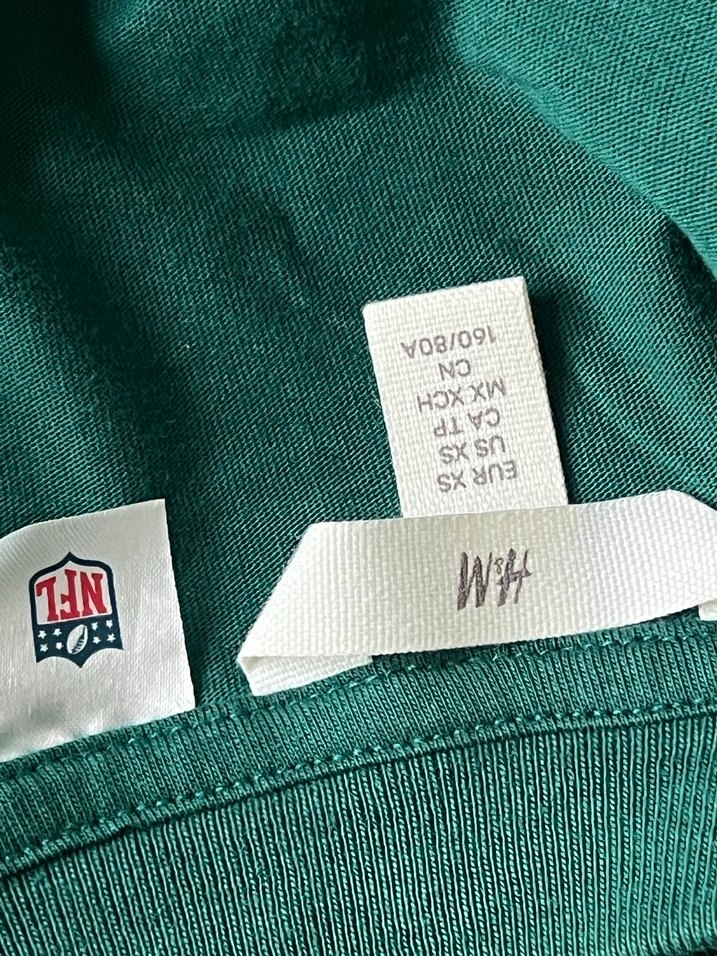 Kadın Fit Kesim Koyu Yeşil Baskılı Tişört - Görsel 3