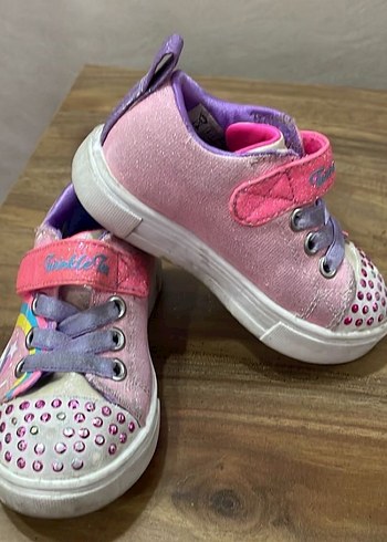 Kız Çocuk Pembe Bağcıklı Spor Ayakkabı - Görsel 2