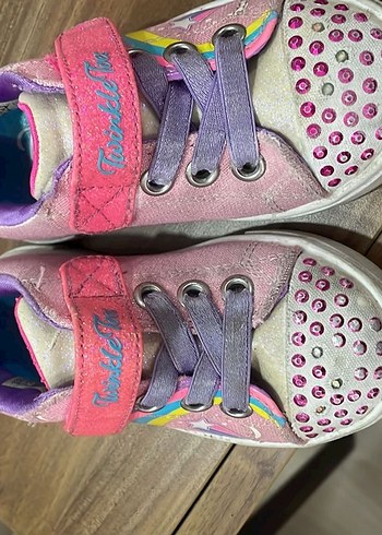 Kız Çocuk Pembe Bağcıklı Spor Ayakkabı - Görsel 4